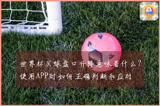 世界杯买球盘口升降意味着什么？使用APP时如何正确判断和应对
