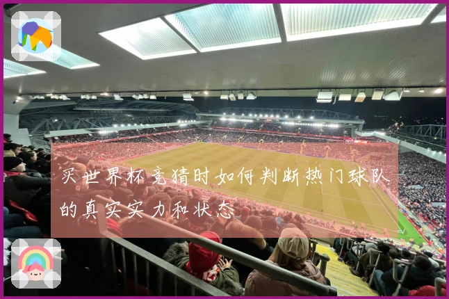 买世界杯竞猜时如何判断热门球队的真实实力和状态